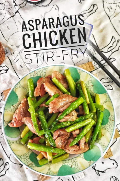 Asparagus chicken stir-fry is the quick and easy Cantonese recipe worth including in your regular dinner rotation. It is a simple and delicious balanced meal.