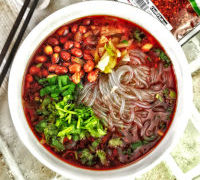 10 Minutes Hot and Sour Noodles - China Sichuan Food