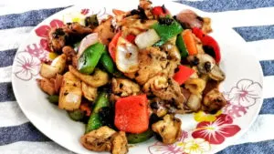 chicken with black bean sauce featured image