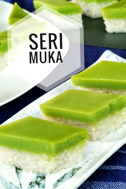 Seri Muka (Kueh salat) is a dainty dessert with pandan flavor custard sitting on glutinous rice. A comprehensive guide on how to make it.
