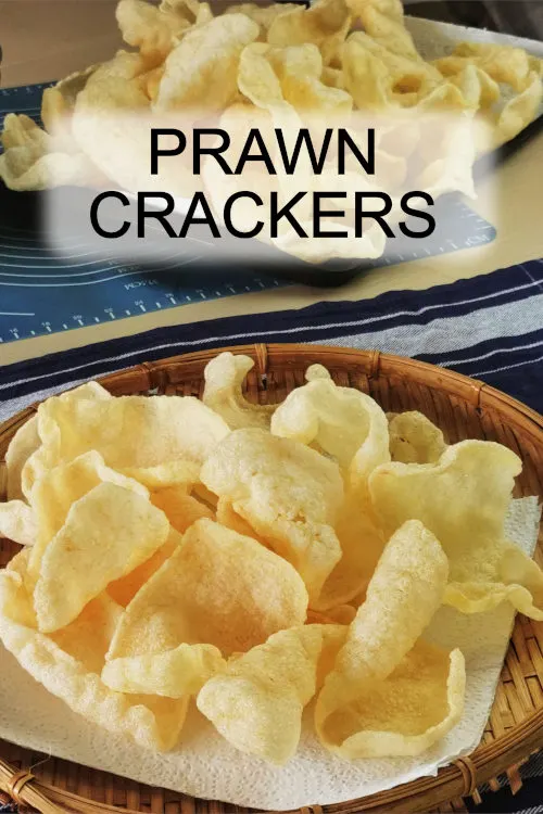 Prawn crackers (shrimp chips) are classic Chinese snacks. You can prepare homemade crispy crackers easily by following this recipe. 