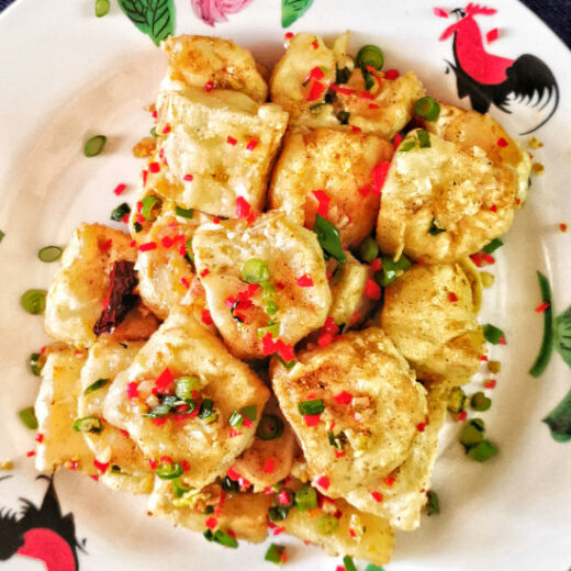 Salt and pepper tofu (Chinese style crispy tofu recipe)