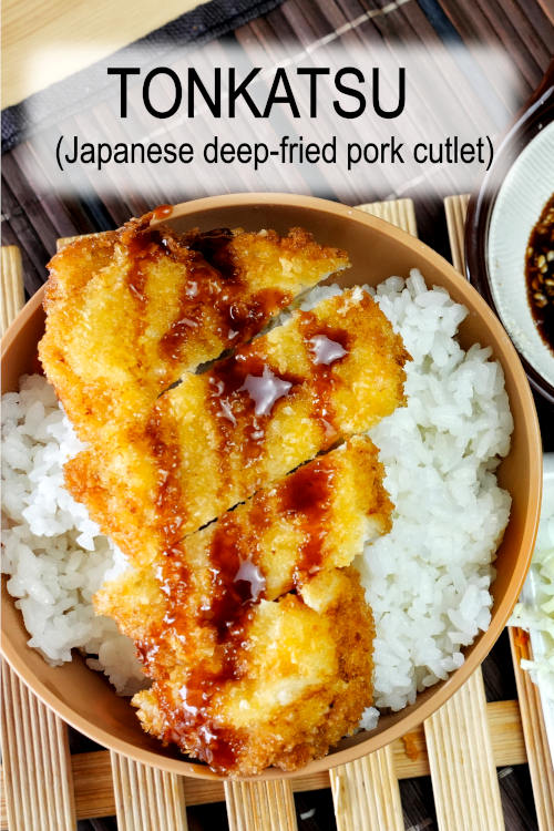 Make tonkatsu (Japanese pork cutlets) and serve with Tonkatsu sauce. 