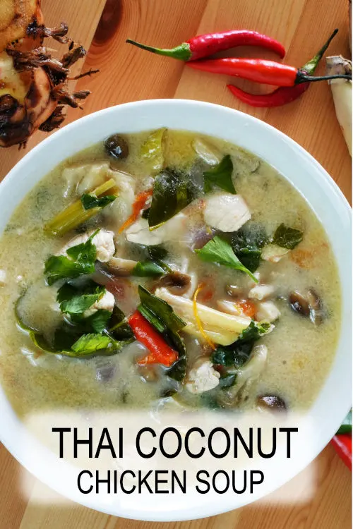 Make an authentic Tom Kha Gai (Thai coconut chicken soup) with this step-by-step guide. Aromatic and full of flavor.