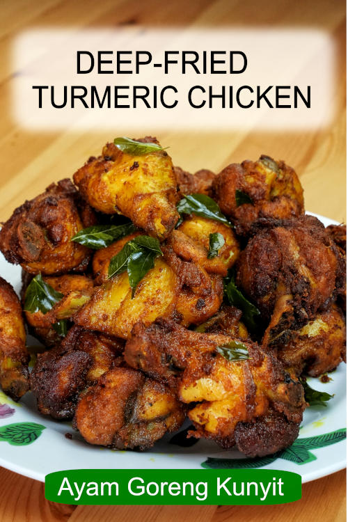 Try this turmeric chicken recipe (Ayam Goreng Kunyit). Easy and full of rich, aromatic goodness.  