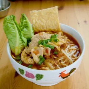 Tomato soup noodles square image