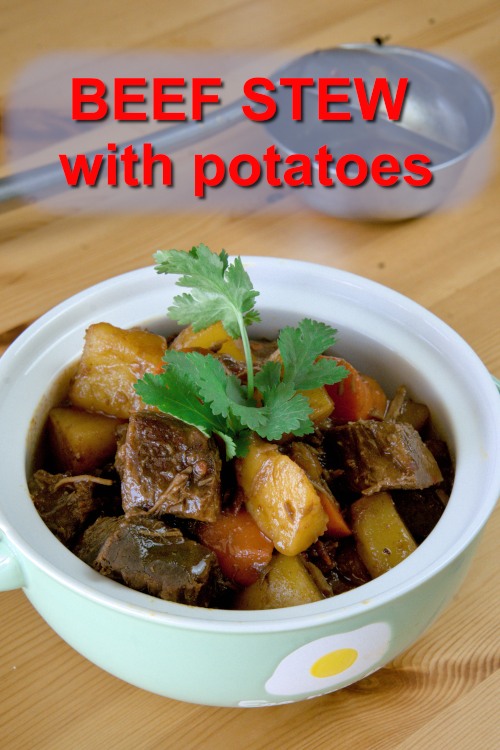 Beef stew with potatoes Chinese style recipe 土豆炖牛肉