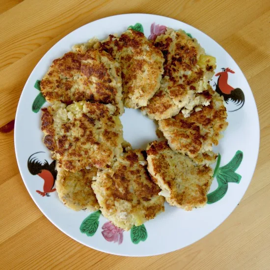 Mashed potato pancake recipe square