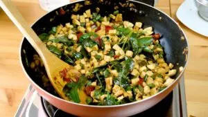 Thai tofu basil recipe featured image