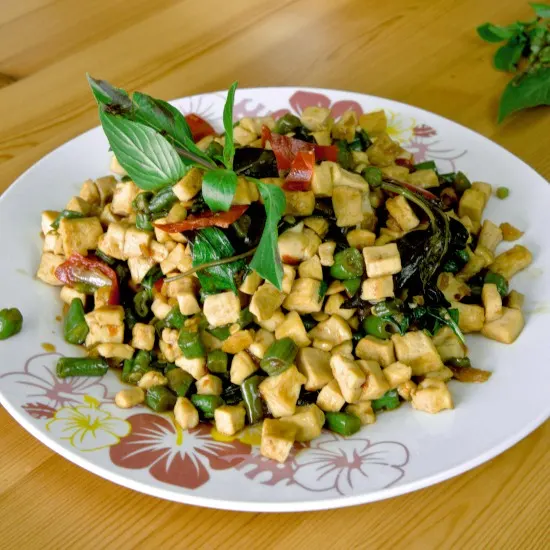 Thai tofu basil recipe square
