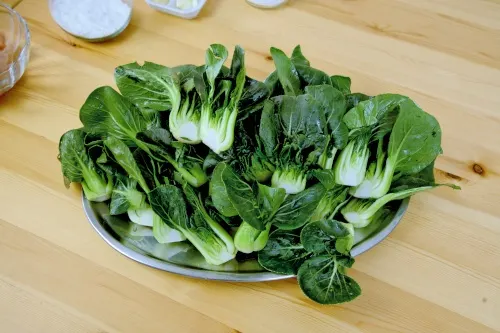 Bok choy for making soup