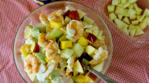 Chinese shrimp fruit salad featured image