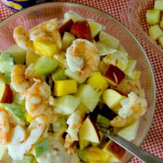 Chinese shrimp fruit salad featured image