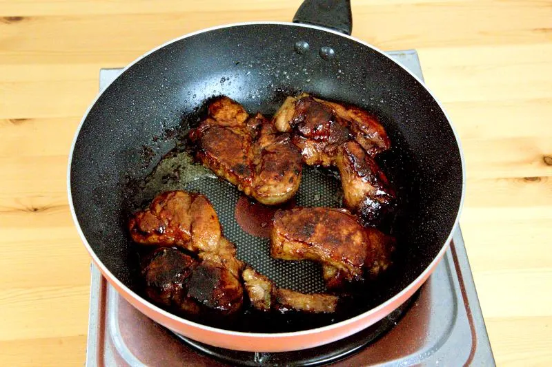 cooking char siu on stove top