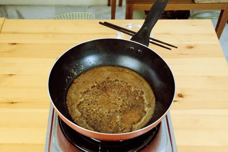 thicken the leftover marinade to become a sauce