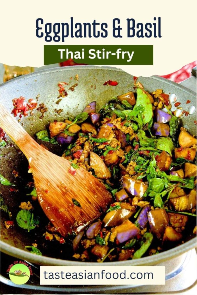 Eggplants & Basil Thai Stir-fry