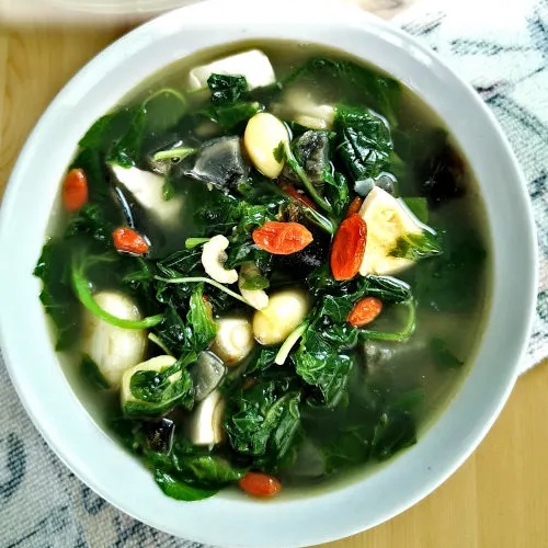 Chinese spinach soup