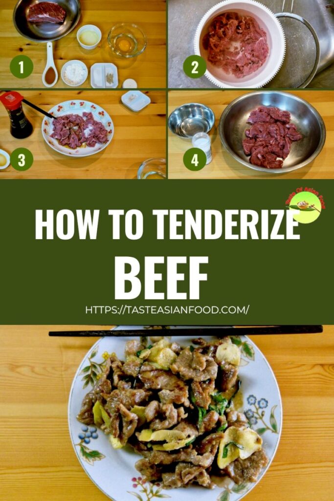 steps on how to tenderize beef