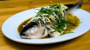 Cantonese steamed fish featured image