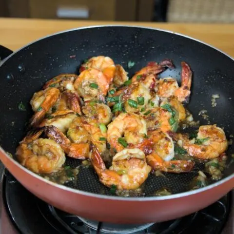 Garlic Shrimp with Rice