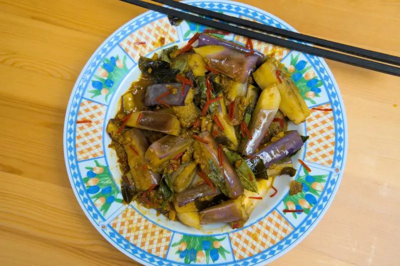 stir fry eggplant