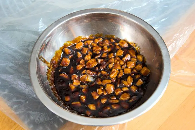 The Char Siu Sou filling.