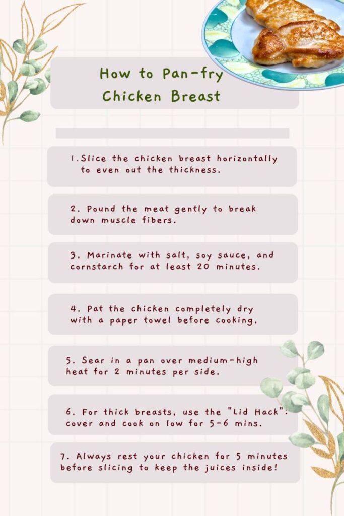 how to pan-fry chicken breast