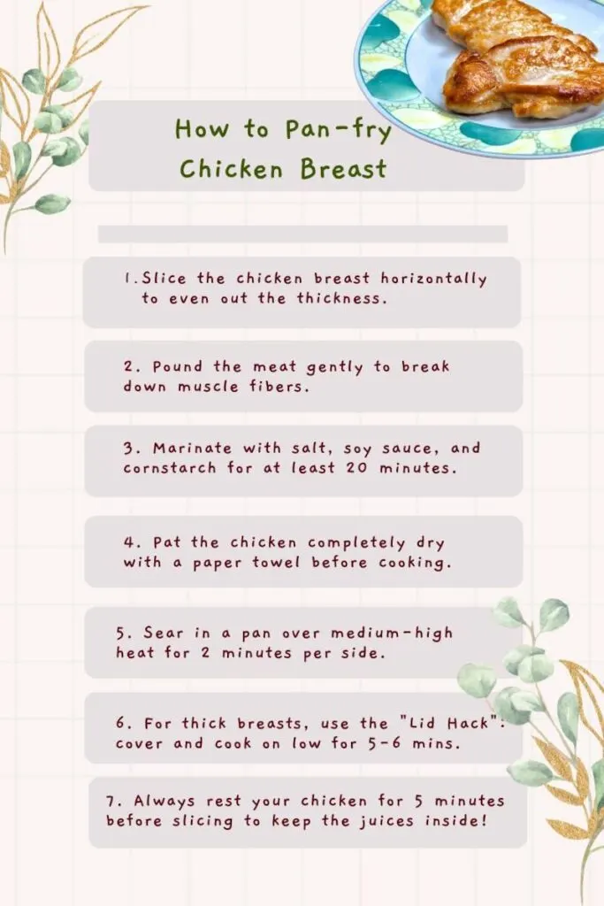 how to pan-fry chicken breast