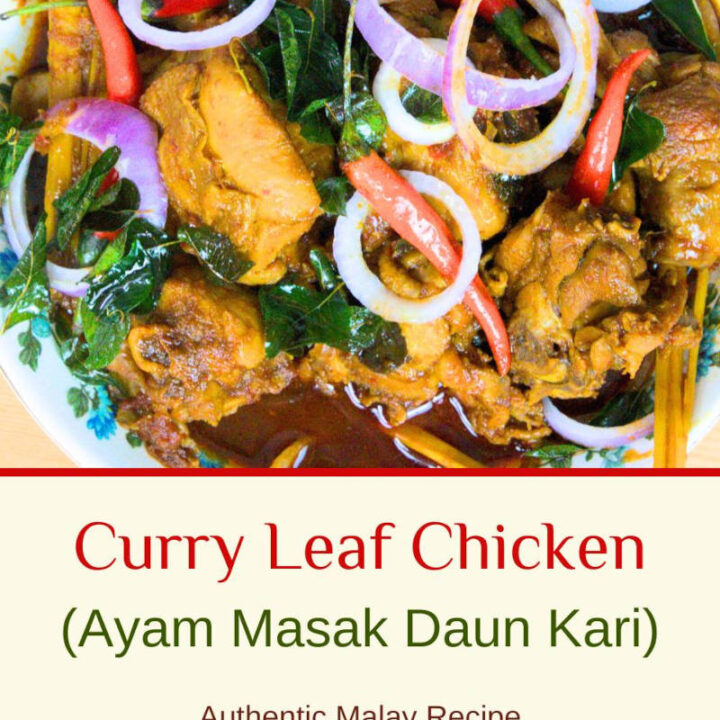 Curry Leaf Chicken (Ayam Masak Daun Kari)