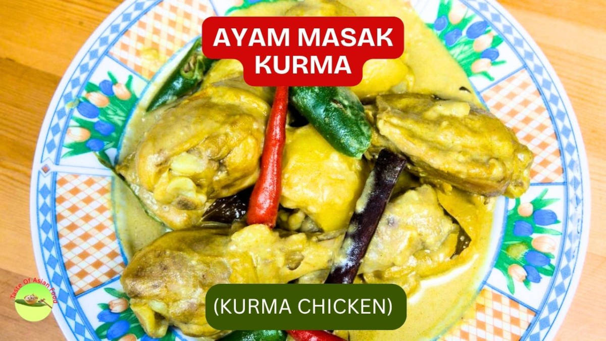 Malaysian mamak-style ayam masak kurma with chicken, potatoes and creamy coconut gravy